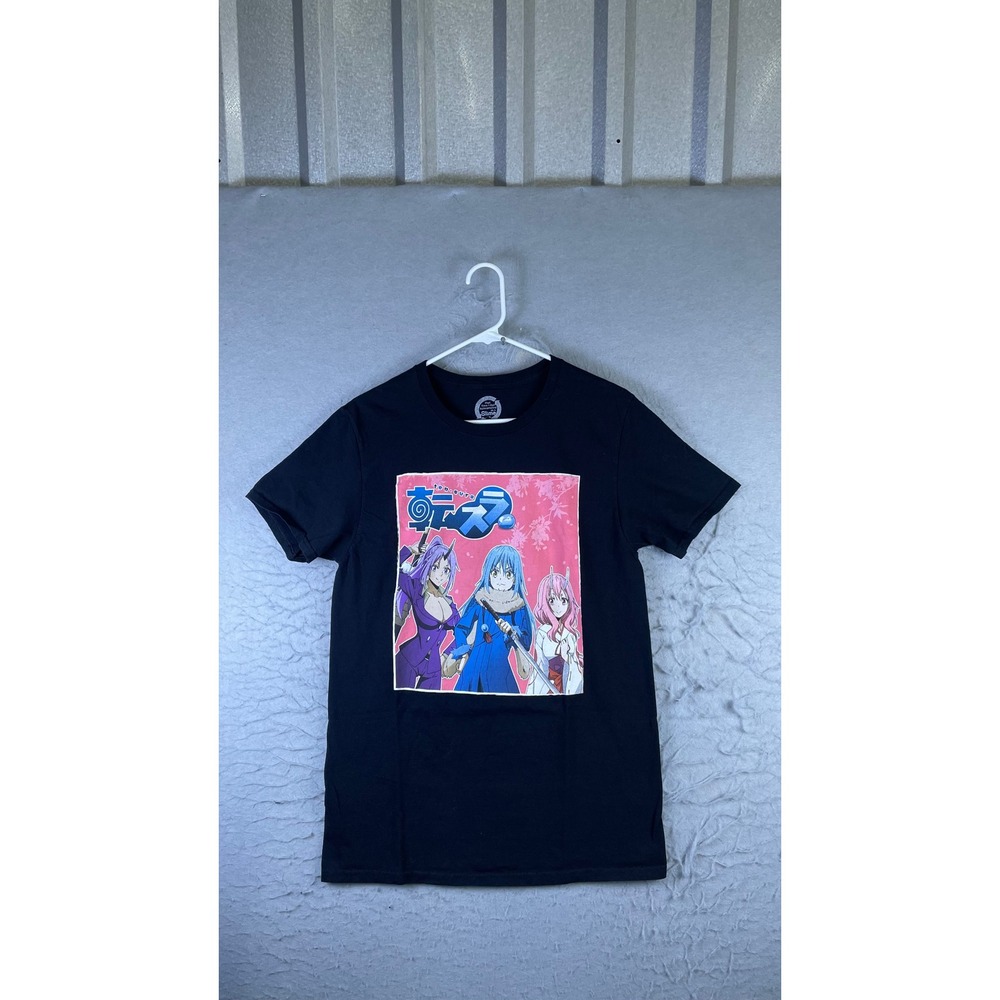 That Time I Got Reincarnated as a Slime T-Shirt Mens Medium Black Anime Tee